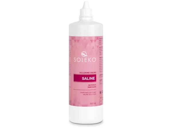 SALINE soluzione salina - Soleko 500ml soluzione salina per risciacquo lenti a contatto