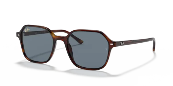 Ray Ban RB 2194 John - occhiale da sole unisex montatura in olastica celluloide forma esagonale Modello sobrio per un look minimalista Design sottile della montatura.