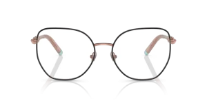 TIFFANY 1147 - occhiali da vista donna montatura in metallo Forma irregolare in metallo con iconici e riconoscibili terminali in acetato Tiffany Blue. Straordinarie maglie ad incastro lungo le aste che terminano con terminali in acetato