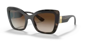 Dolce & Gabbana 6170:occhiali da sole donna montatura in celluloide tartarugata lente marrone sfumata Seduzione e stile con gli occhiali Cat Eye marrone tartarugato. Per la donna che ama essere al centro dell'attenzione.