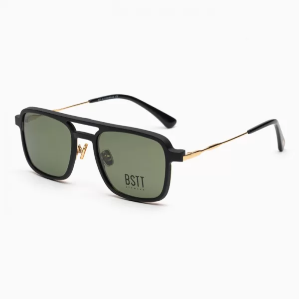 "Bust Out ALBATROS" offre la doppia opzione di occhiali da vista e clip-on in argento e oro per un look affascinante. La forma squadrata si adatta a personalità introverse.
