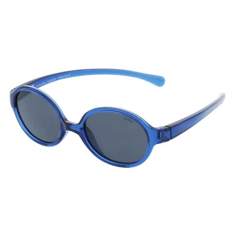 Invu kids K2206 - La moda per bambini senza tempo con protezione completa UV-400. Questi occhiali da sole ultra polarizzati, comodi e durevoli, offrono una visione senza abbagliamento e sono realizzati con materiali adatti ai bambini.